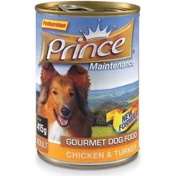 Prince Adult Dog kura a morka 415 g