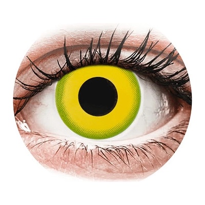 Imago Kontaktní čočky Žlutá nedioptrické roční 2 čočky