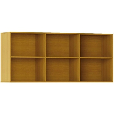 Knižnica INTEGRO policová vyššia, 835x1750x400 mm, 6 políc, čerešňa