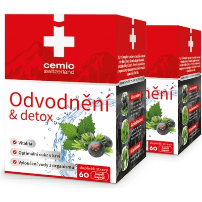 Cemio Odvodnenie & Detox 2× 60 kapsúl