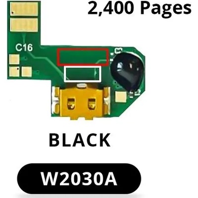Compatible Ресет чип W2030A, HP 415A, Black - 2.4k (W2030A-CHIP)