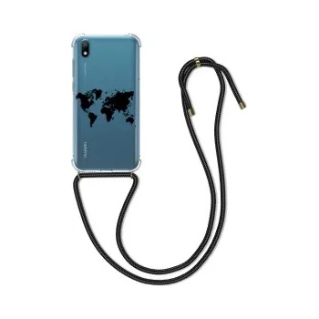 Image 1 of kwmobile Прозрачен калъф за Huawei Y5 (2019) - черен