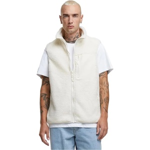 Urban classics Елек Urban classics Sherpa vest - Beige (White Sand)