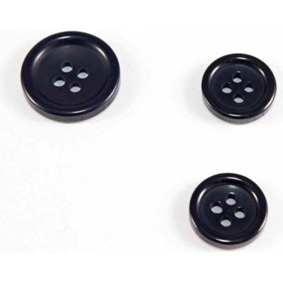 Oblekový gombík - tmavo modrý - priemer 1,5 cm