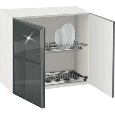 Bogdan Furniture G Отцедник за шкаф Гланц МДФ 80, горен с рафт