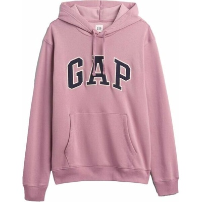 GAP V-HERITAGE LOGO mikina fialová