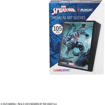 Gamegenic MTG x Marvel's Spider-Man: Premium Art Sleeves Venom obaly 105 ks