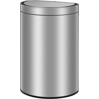 EKO-Europe EKO Сензорен кош за отпадъци MIRAGE SEMI-ROUND - 47 литра - матиран (EKO 933147 - Matt s/s)