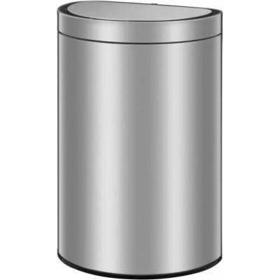 EKO-Europe EKO Сензорен кош за отпадъци MIRAGE SEMI-ROUND - 47 литра - матиран (EKO 933147 - Matt s/s)