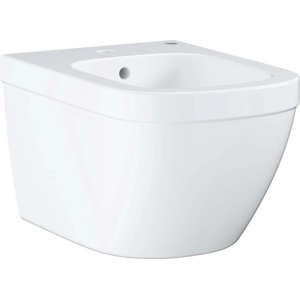 GROHE Euro Ceramic - Конзолно биде с преливник, алпийско бяло 39208000 (39208000)