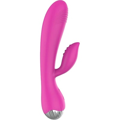 A-GUSTO Мултифункционален вибратор за g-точка "vv 10 pink" 19 см