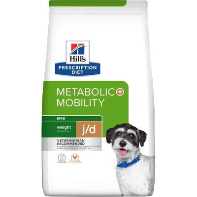 Hill's Hills Prescription Diet Metabolic + Mobility Canine Mini - при наднормено тегло за кучета от дребни породи 6kg