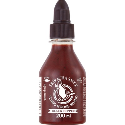 Flying Goose Sriracha chilli omáčka s černým pepřem 200 ml