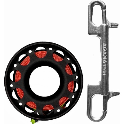 Cievka Agama TECH ALU 30 m s karabínou růžová