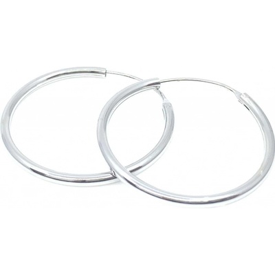 Jan Kos jewellery stříbrné náušnice kruhy 12117703