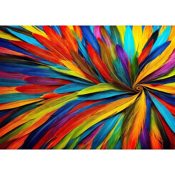 Enjoy - Puzzle Colorful Feathers - 1 000 piese