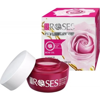 Agiva Nature of Agiva Roses Anti-Wrinkle Day Cream - Дневен крем за лице против бръчки с розово и арганово масло от серията "Roses" 50мл