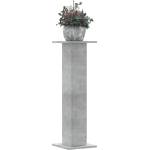 vidaXL Стойки за растения 2 бр бетонно сив 30x30x95 см инженерно дърво (3307876)