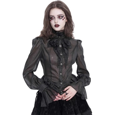 DEVIL FASHION tričko gotický and punk Organza