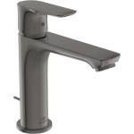Ideal Standard Connect Air - Смесител за умивалник Grande Slim със сифон, BlueStart, Magnetic Grey A7013A5 (A7013A5)
