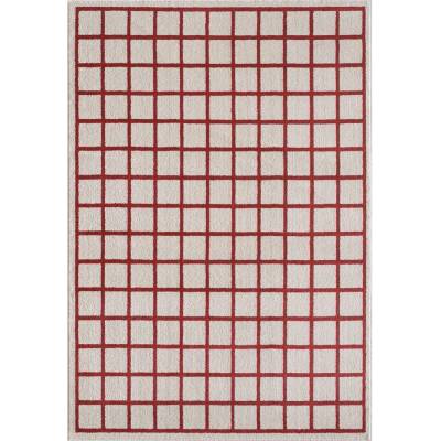 ESTE Червен /бежов килим 160x230 cm Picnic - ESTE (FR0002 BORDEAU / BEIGE)