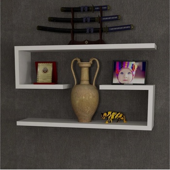 Asir SADA 2x Nástenná polica JENIKA biela AS0727