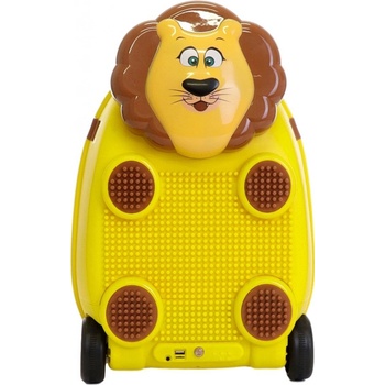 PD Toys na dálkové ovládání s mikrofonem 3708 lvíček-žlutá 46 x 33,5 x 30,5cm