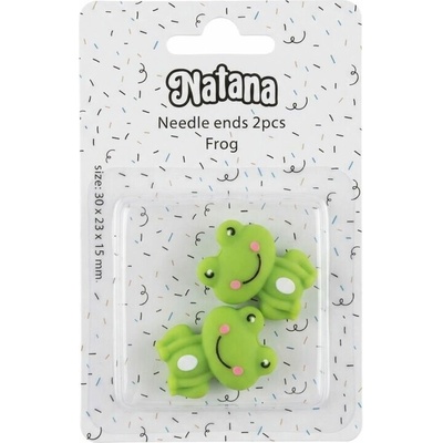 Natana koncovky na ihlice Frogs 2kusy