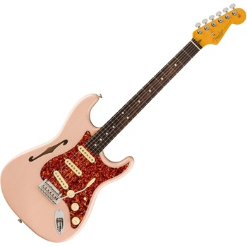 Fender FSR American Professional II Stratocaster Thinline RW Transparent Shell Pink Електрическа китара