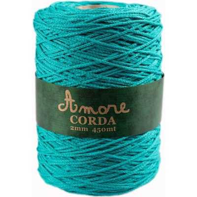 Borgo de Pazzi Amore CORDA 2mm Tyrkysová 228