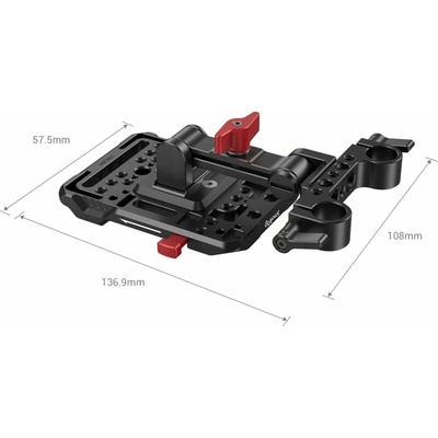 SmallRig 2991 Battery Plate V-Mount w Adj Arm
