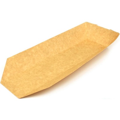 Hot dog EKO otvorený, kraft, 250 x 60 x 40 mm