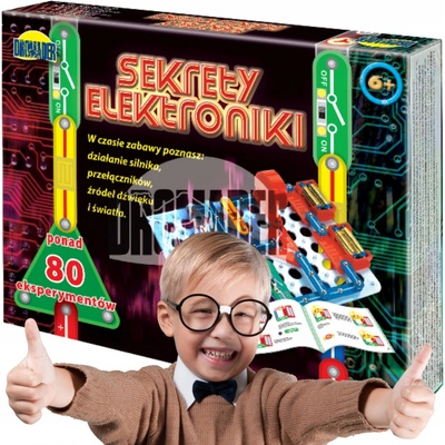 Elektronická stavebnica DROMADER Tajomstvo elektroniky 80 experimentov