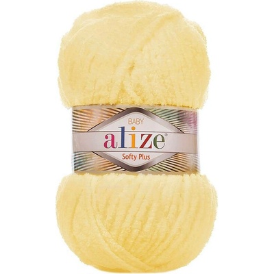Alize příze Softy Plus 13 světle žlutá