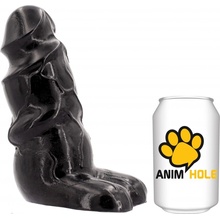 Dark Crystal DC02 Xavier čierne vinylové dildo 25 x 4,7–10 cm