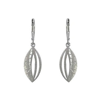 Infinitysilver stříbrné visací náušnice zdobené OE201