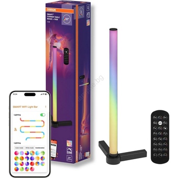 OSRAM - LED RGBW димируема настолна лампа SMART+ MAGIC LED/7, 5W/230V черна Wi-Fi + дистанционно управление (P227818)