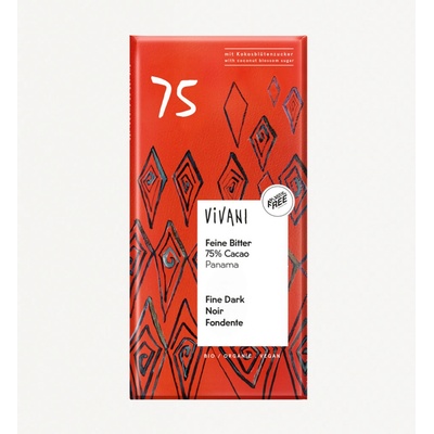 Vivani hořká 75% BIO 80 g