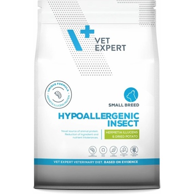 VetExpert Veterinary Diet 4T Hypoallergenic Insect Dog Small Breed 8 kg