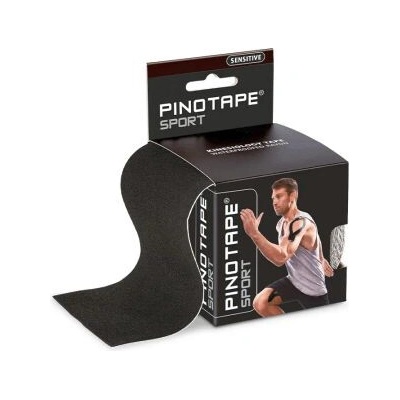 Pinotape Šport XL sensitive čierna 7,5 cm x 5 m