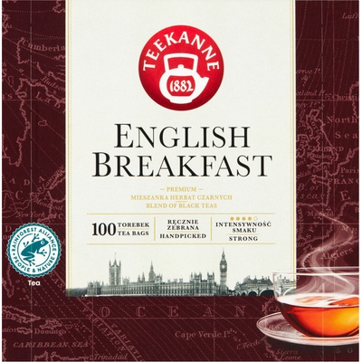 Teekanne English Breakfast čierny čaj porciovaný 100 ks