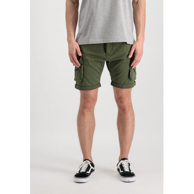 Alpha Industries kraťasy CREW SHORT dark olive
