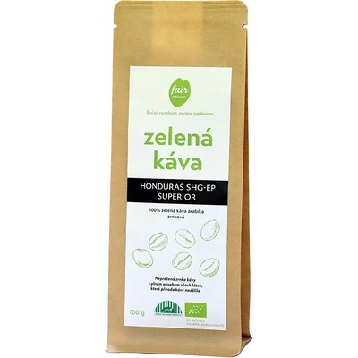 Fairobchod Bio zelená káva Honduras SHG 100 g