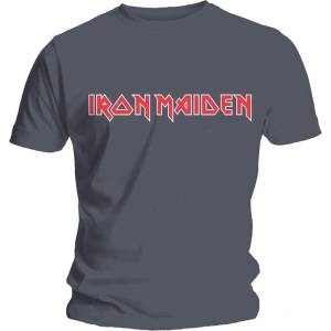 Iron Maiden Classic Logo Charcoal Grey XL Риза (IMTEE49MC04)