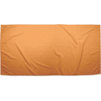 Sablio Uterák Biele čiarky na oranžovej 70 x 140 cm