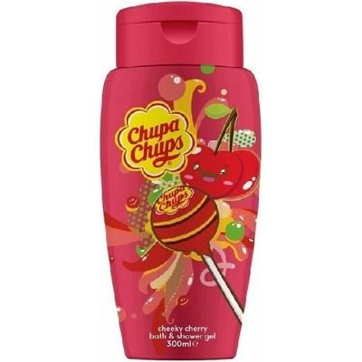 Chupa Chups Bath & Shower Cheeky Cherry sprchový gel s vůní třešní 300 ml