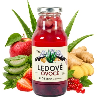 Nature Notea Ledové ovoce Aloe Vera se zázvorem 330 ml