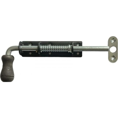 WSPU 200c Zástrč pružinová s dřev. koncovkou černá 200x30mm