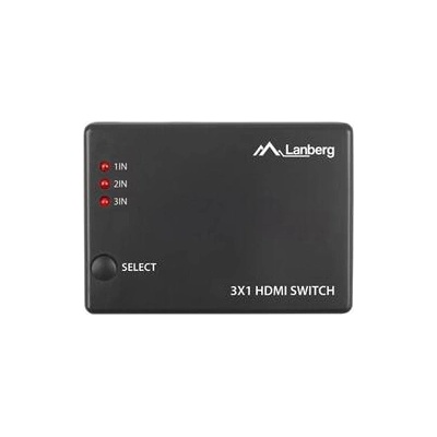 Video Switch 3x HDMI Micro USB port Remote Controller, black (SWV-HDMI-0003)