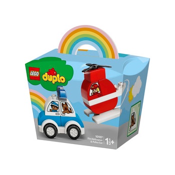LEGO® DUPLO® 10957 Hasičský vrtulník a policejní auto